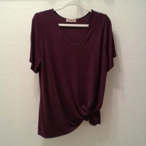 Swingy purple top